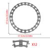Oversized Size Option Constructing Block Bricks Train Tracks Crossover Parts Switch Straight Curved Duploes Accessories DIY Toy Perfect For Children
