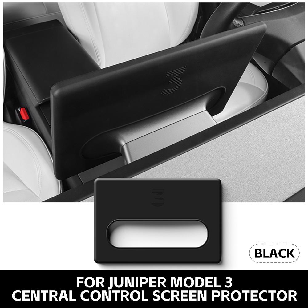 

Car Center Console Screen Edge Protection For Tesla Model Y Juniper 2025 2026 Model 3 Highland 2025 2025 Interior Accessories чёрный