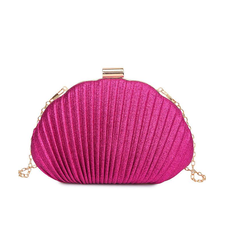 Elegant European Style Shell Bag With Chain Strap For Evening Party And Daily Use