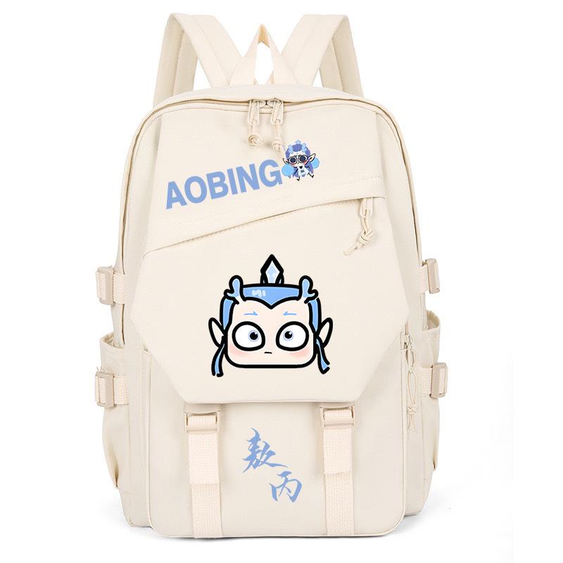 2025 High-value and large-capacity Aobing surrounding Nezha 2 printing leisure students to reduce the burden of schoolbags and backpacks
