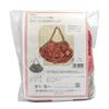 NASKA Hand Knitting Kit Motif Connecting Bag WK-7 Col.B Red
