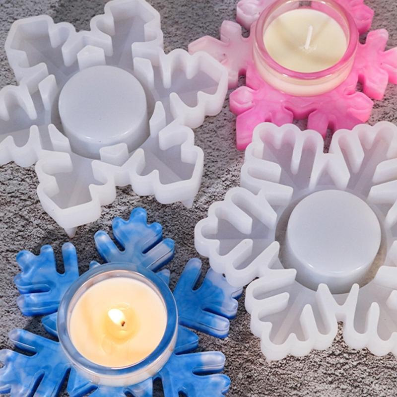 Candlestick Silicone Mold Gypsum Plaster Mold Lipstick Holder Tray Mold for DIY Jewelry Organizer Home Crafts Decor