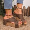 2025 New Summer Sandals Women Wedges Sandal for Women Elegant Sandals Slide Huaraches Female Women Platform Footwear