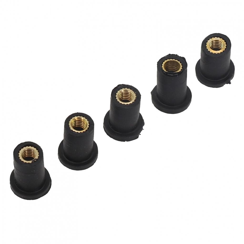 Construction Motorcycle Windshield Rubber Nuts Mounting Vibration Damper