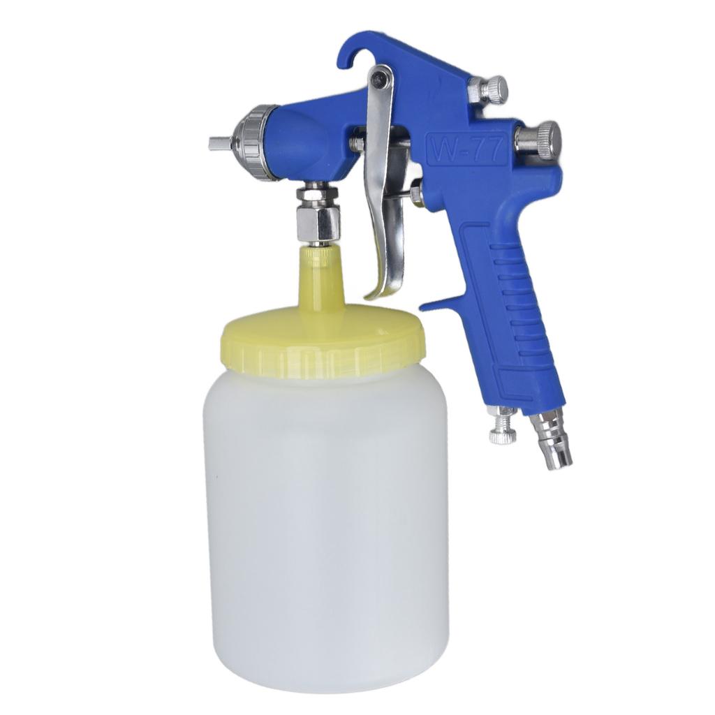 1000ml 3mm Sifon Pnömatik Hava Tabancası Astar Boyama Tabancası Boyama Aleti Mavi