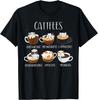 Cats Coffee Lover Funny Caffeine Quote Cattfees Cute Cat Gift Unisex T-Shirt