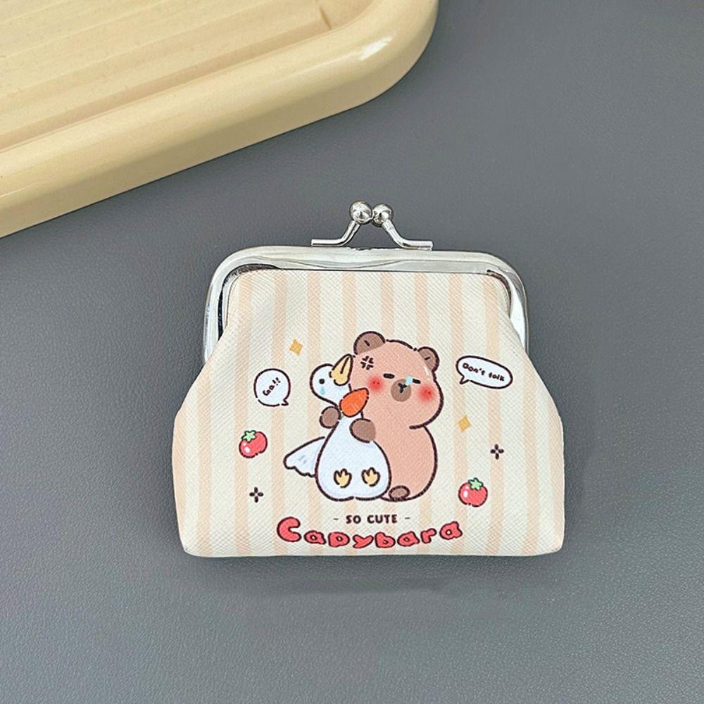 

Card Bag Capybara Coin Purse Card Holder Cartoon Wallet Portable Women style 2