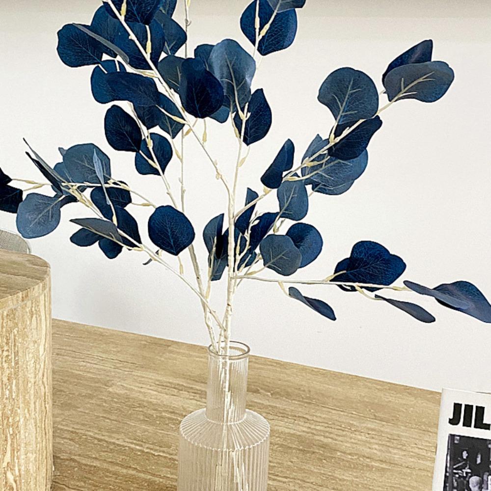 

Multiple Forks Artificial Flower 90cm Simulated Leaf Planting Floral Bouquet Wedding Decoration