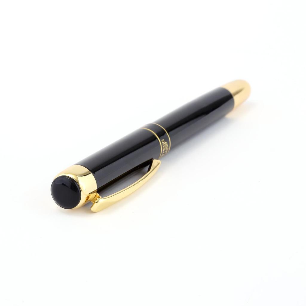 Hero 9018 Black Liya Calligraphy Pen - Exquisite Stainless Steel Metal for Business & Art Writing