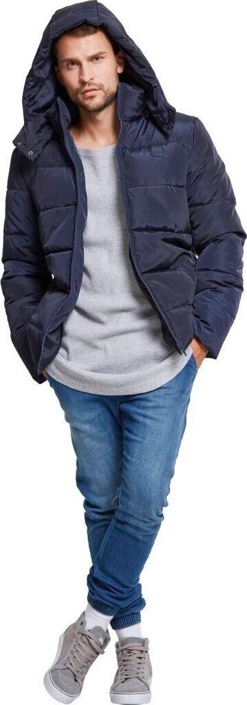 Winter Jacket Urban Classics Hooded Puffer Jacket (TB1807) (TB1807-00155) Navy