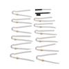 Hearing Amplifier BTE Tube Cleaning Brush Professional Preformed Hearing Amplifier Tube with Metal Lock