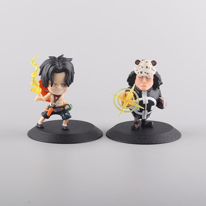 Anime One Piece Figures Model Dolls Toys Cute Luffy Oka Shichibukai Ace Boa Hancock Jinbe Collection Toys