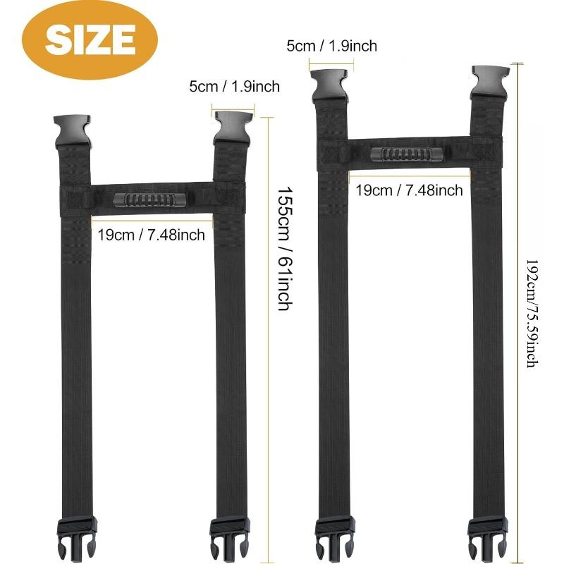 Carrying Strap with Handle, Handheld Belt for Safely Moving And Lifting Heavy Boxes, Adjustable Belt, H-Shaped Style Carry Straps