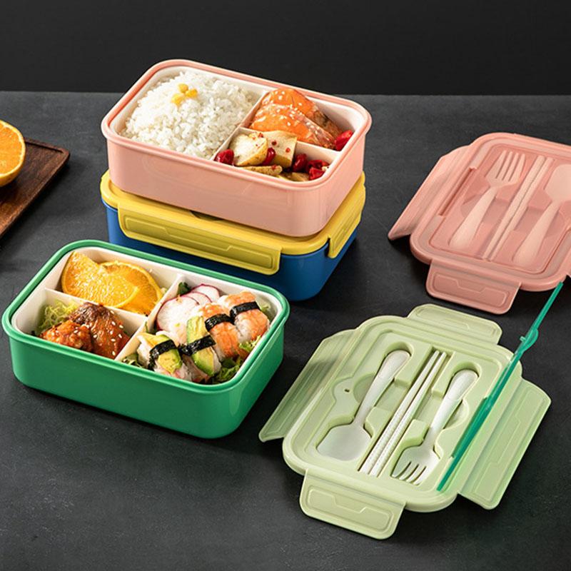 Large Capacity Household Lunch Box - Student Compartment Lunch Box, Fruit Lunch Box, Microwave Heating Compartment Lunch Box