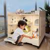 Panoramic View Rabbit Villa Large Drawer Style Cage for Dutch Guinea Pigs Easy Clean Home Habitat Spacious Rodent Enclosure