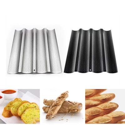 Fransız Ekmek Kalıbı Ekmek Dalgası Pişirme Tepsisi Pratik Kek Kalıbı Baget Kalıbı 2/3/4 Oluk Dalgaları Ekmek Pişirme Aracı