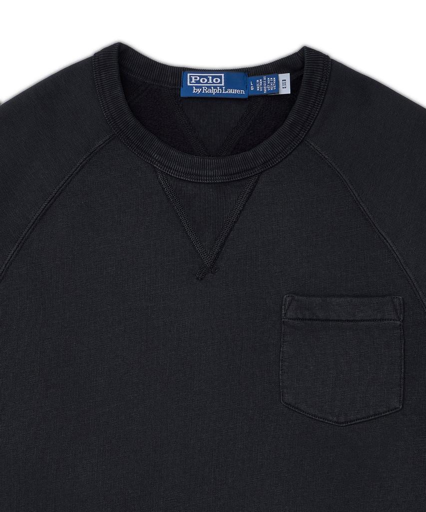 POLO RALPH LAUREN Garment Dye Fleece Sweatshirt - Black