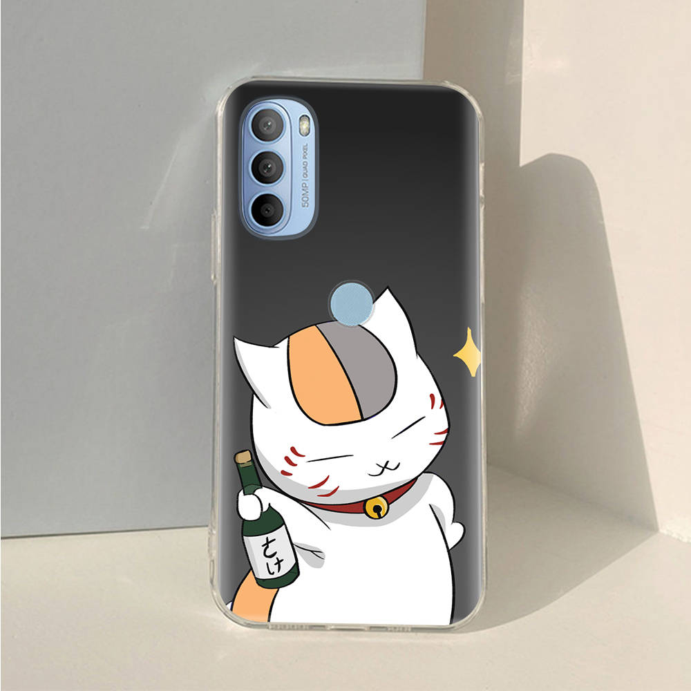 AD78 Natsume Yuujinchou Clear Case for Samsung A04 A14 A23 A34 A54 M23 M33 M52 M53 Realme 10 9 C30S C35 C55 VIVO Y02 Y21 Y33S Y51 X80 V25 Cover