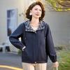 Stylish Plaid Hooded Jacket for Middle-Aged Women - Age-Reducing Spring Fashion