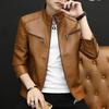 Men's Slim Fit PU Leather Jacket - Spring & Autumn Fashion Trend