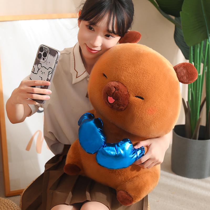 Nowa pluszowa zabawka Capybara, słodka gwiazda Internetu, kapibara Jun, słodka lalka, świnka morska, lalka, chłopcy, dziewczęta, anime