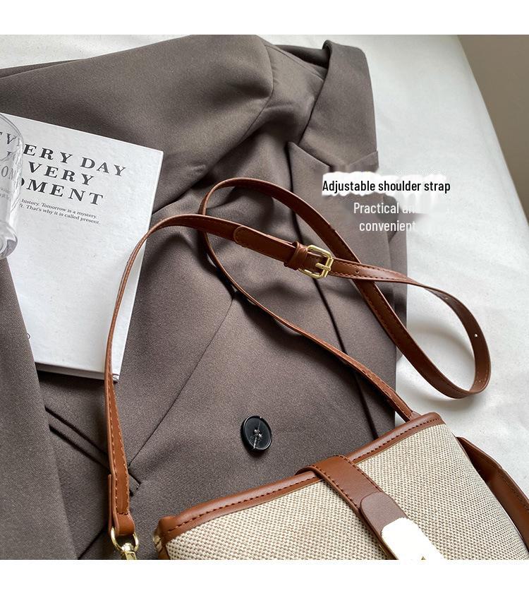 2024 Sommer Modische kleine Korb-Beuteltasche für Damen - Umhängetasche im koreanischen Stil