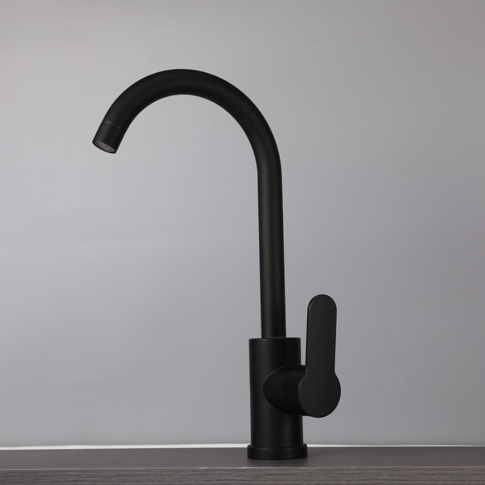 FLG Moderne Hôtel Salle De Bains Évier Bassin Robinet En Acier Inoxydable Mitige