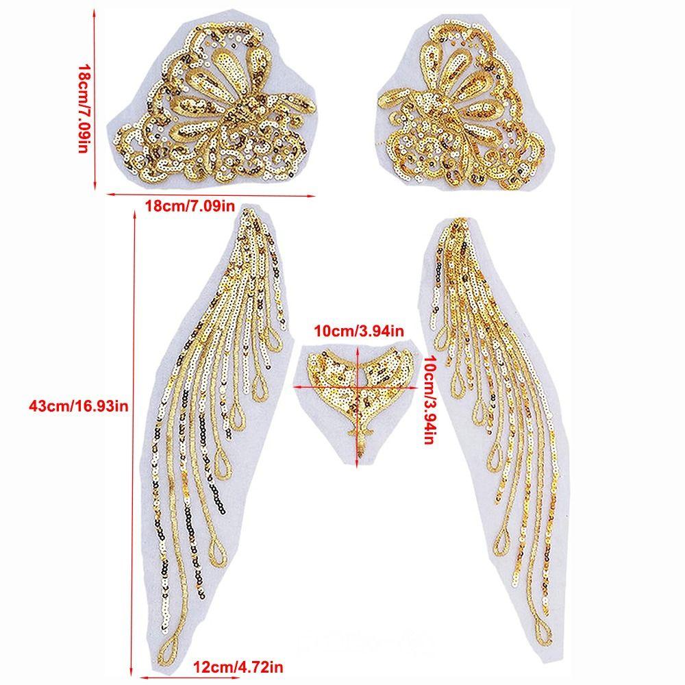 DIY Phoenix Tail Patches  Wedding Gown Cheongsam Bridal Dress Crafts