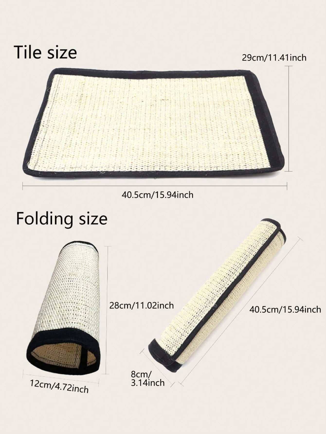 

1 шт. Когтеточка для кошек из сизаля, тренировочная когтеточка, когтеточка для ножек стола, защитный коврик для мебели, протектор для дивана, ковер для царапания