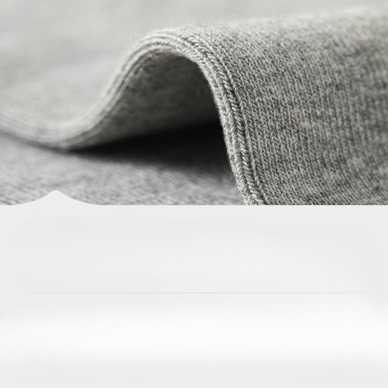 Men's Mid-calf Socks for Autumn and Winter, Pure Cotton Sweat-absorbing and Deodorizing Sports Socks, Antibacterial Long Calf Socks for Winter