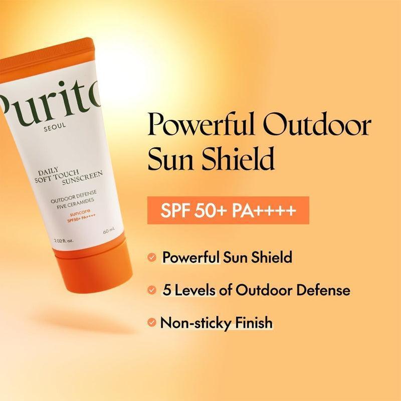 Purito Daily Soft Touch Sunscreen SPF 50+ PA++++ 60ml