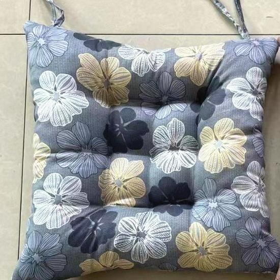 Thickened Printed Chair Seat Pad for Office, Student, or Dining Chairs