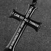 Męski Naszyjnik Krzyż Vintage Klasyczny Styl Hip-hop Męska Zawieszka na Prezent