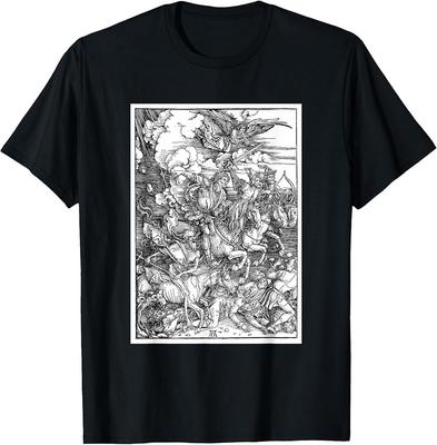 Les Quatre Cavaliers de l'Apocalypse par Albrecht Dürer T-shirt Unisexe