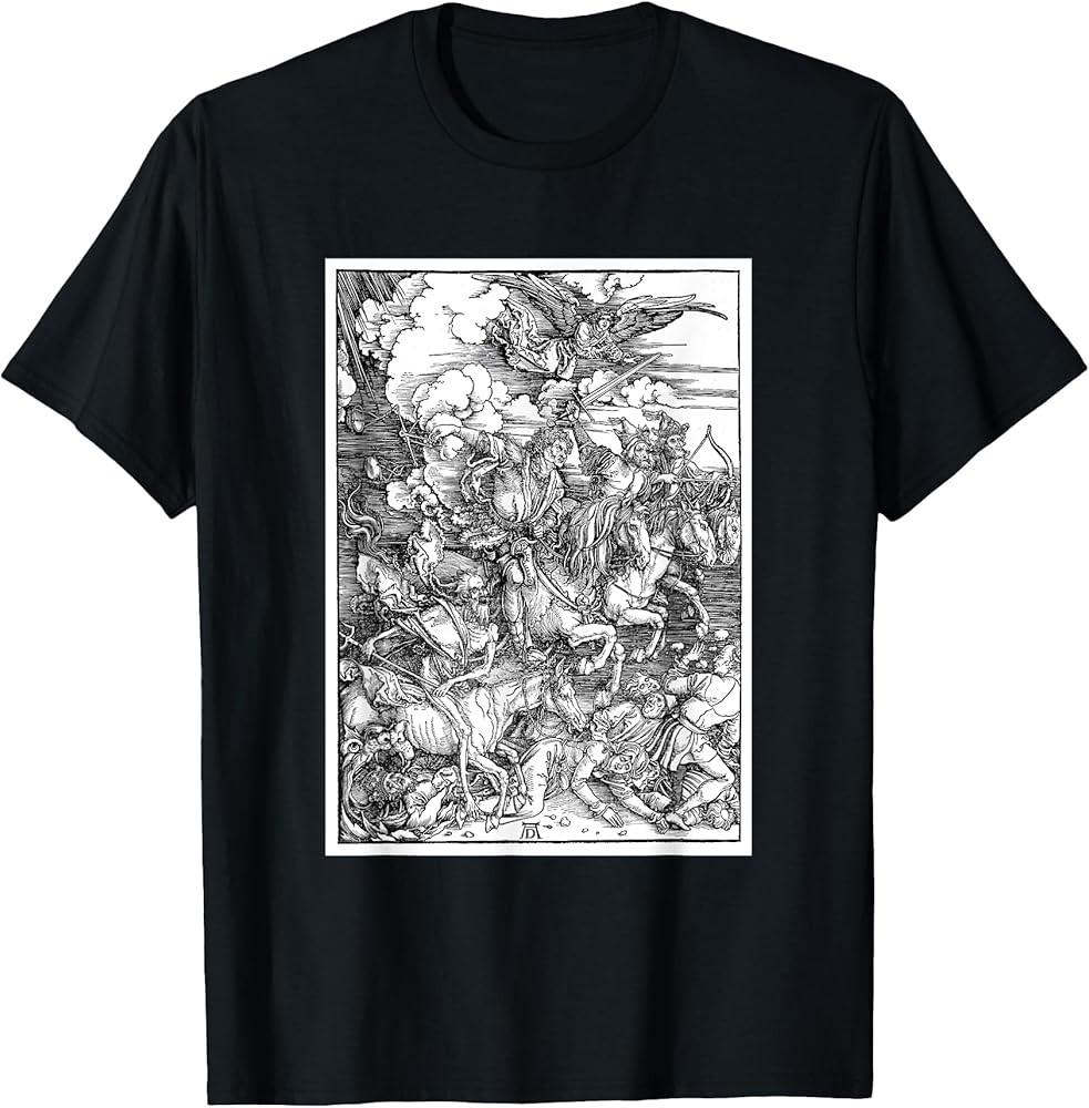 The Four Horsemen of the Apocalypse by Albrecht Durer T-Shirt Unisex T-Shirt S