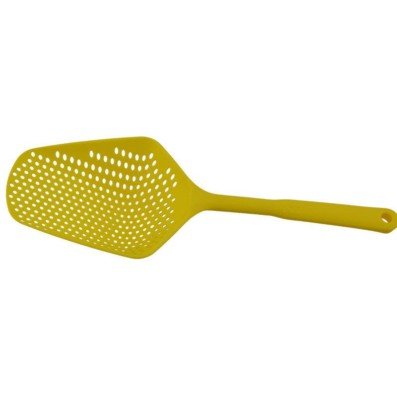Large Perforated PP Plastic Ice Shovel & Drainer Spoon - Water & Oil Separator Kitchen Tool