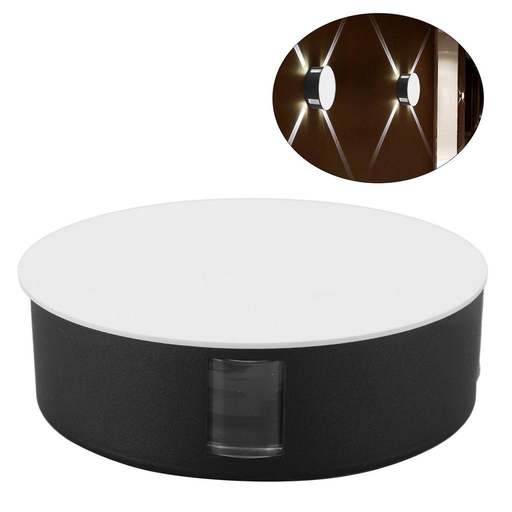 LED Modern Wall Lamp Round 4 Sided Bm Light 12W High Brightness Gentle Lighting Waterproof Wall Light