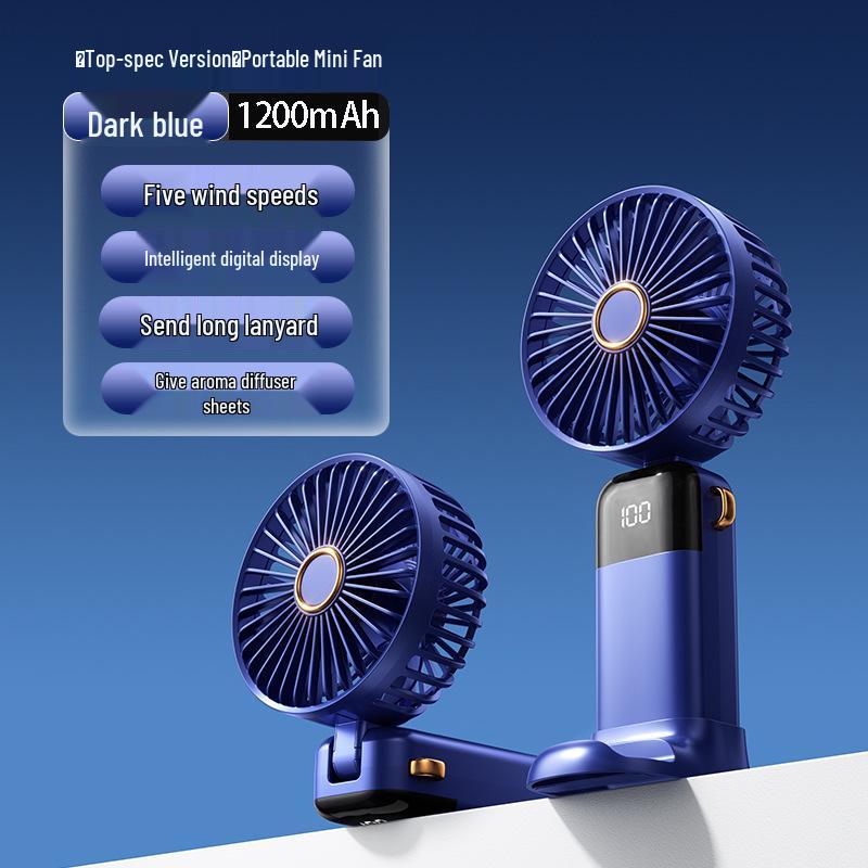 2025 High-Speed 199-Speed Foldable Handheld USB Mini Turbo Fan New Hot-selling Cross-border