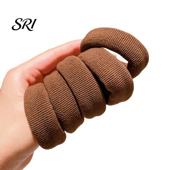 Hair Tie Bracelet Combo 5Pcs Women Ties Adjustable Elasticity Thickened Bands for Thick No Scalp Irritation Holder Versatile Accessories Rubber Band