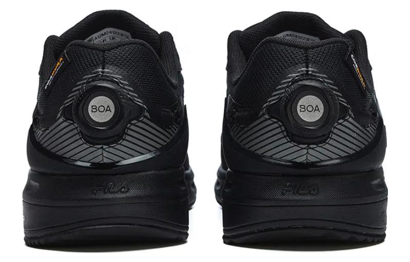 Men's Sneakers FILA LYNX BOA Textile, Synthetic Leather Low top Casual Shoes Men's Black