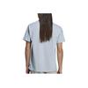 Adidas Simple Round Neck Breathable T-Shirt With Small Logo Men Tops Blue IY4142