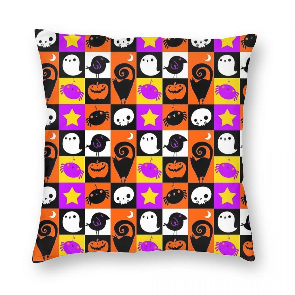 Fall Halloween Ghost Pumpkin Pillowcase Doublesided Printing Cushion Cover Gift Pillow Case Cover Living Room Wholesale Xcm