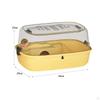 Habitat Hamster Cage Openable Top Ventilation Transparent Breathable Acrylic Small Animal for