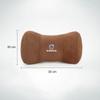 Cuscino per poggiatesta in cotone memory scamosciato per sedile auto per Volvo XC90 V90 V60 XC60 V40 EC40 EX40 S80 S60 S90 C40 XC40 V70 XC70 C30