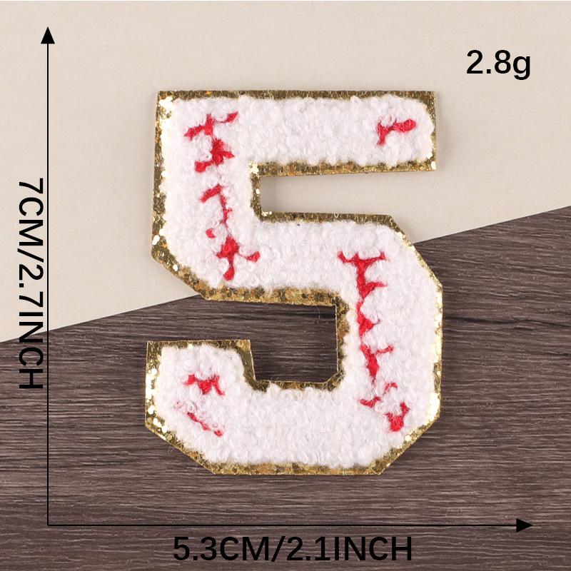 Gold Edge Chenille Smiley Face Embroidered Patch Badge