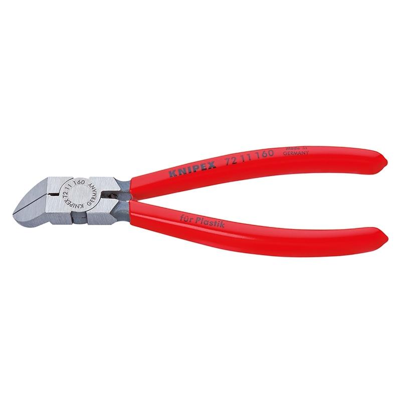 

Бокорезы Knipex Kn-7211160sb Для пластиковых губок 45 Пружина 160 мм Ручки для заливки Сб