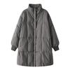 Women Winter Cotton Padded Jacket Warm Thick Long Parka Coat Korean Women Loose Lapel Winter Outwear Women Cotton Coat