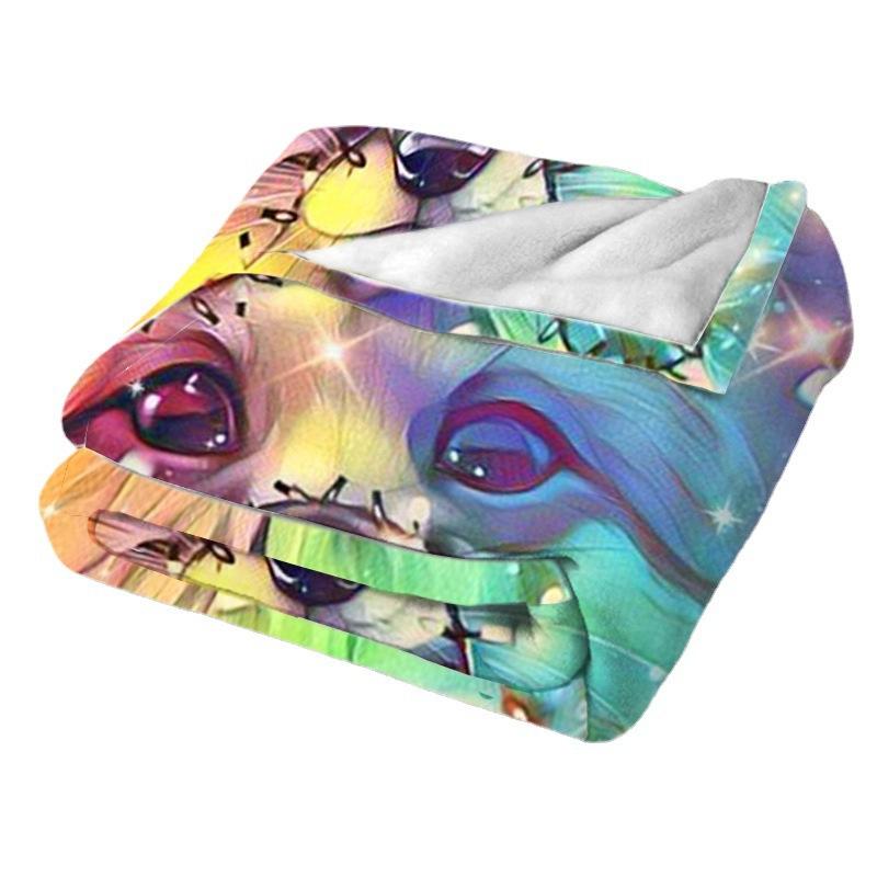 Pătură Imprimată Confortabilă Moale Pătură de Vorbă pentru Sofă