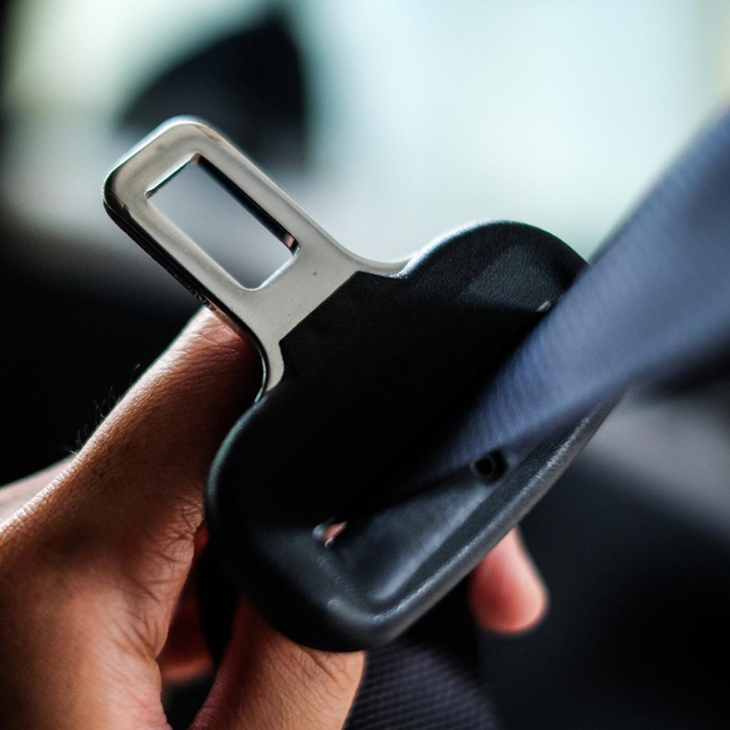 Car Safety Belt Lock Tongue Straight Lock Tongue Straight Insert Safety Belt Insert Lock Tongue