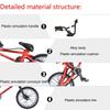 1: 12 Scale Bicycle Model with Metal Alloy Body Plastic Handles and Tires Exquisite Details, Creative Display Garden Accessories